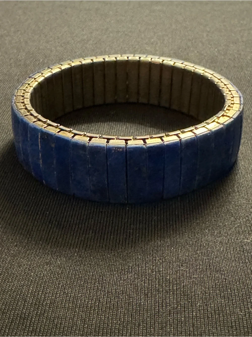 Vintage Lapis Lazuli Stretch Bracelet